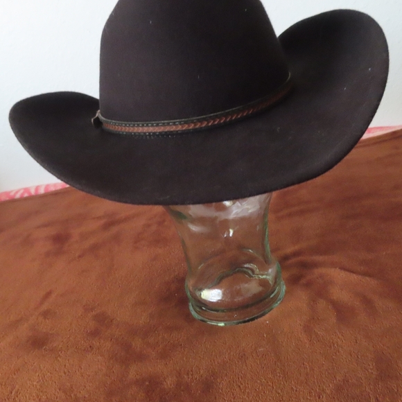 Rodeo King Felt Cowboy Hat with Band M Size  USA - Picture 3 of 7